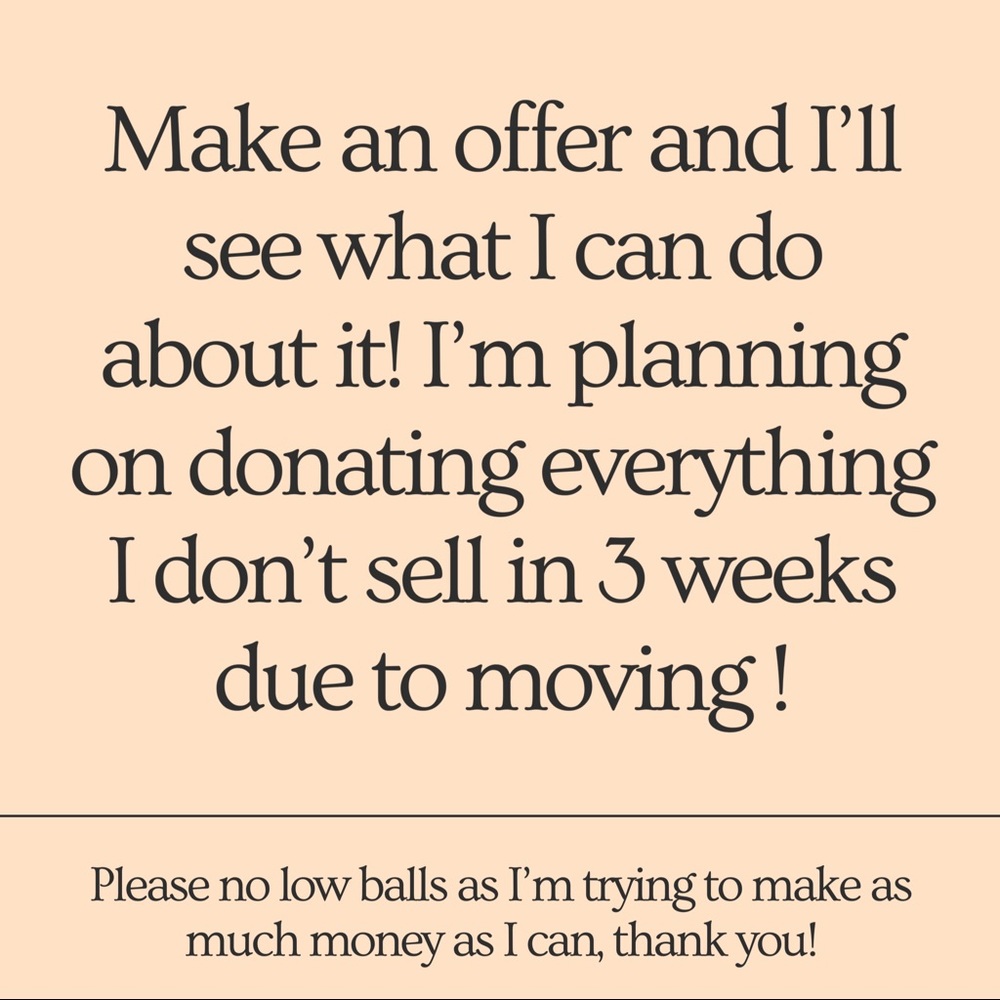 MAKE YOUR OFFER